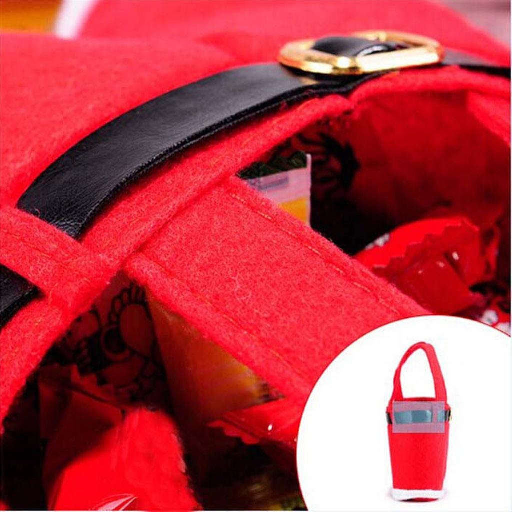 Рождественский подарочный пакет из 2 предметов Рождественский рождественский мешок Свадебный мешок для конфет