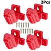 2/4/6Pcs Tool Holder Mount Compatible For M12 12V Drill Tool Hangers Abs Plastic Tool Battery Holder For Power Tool