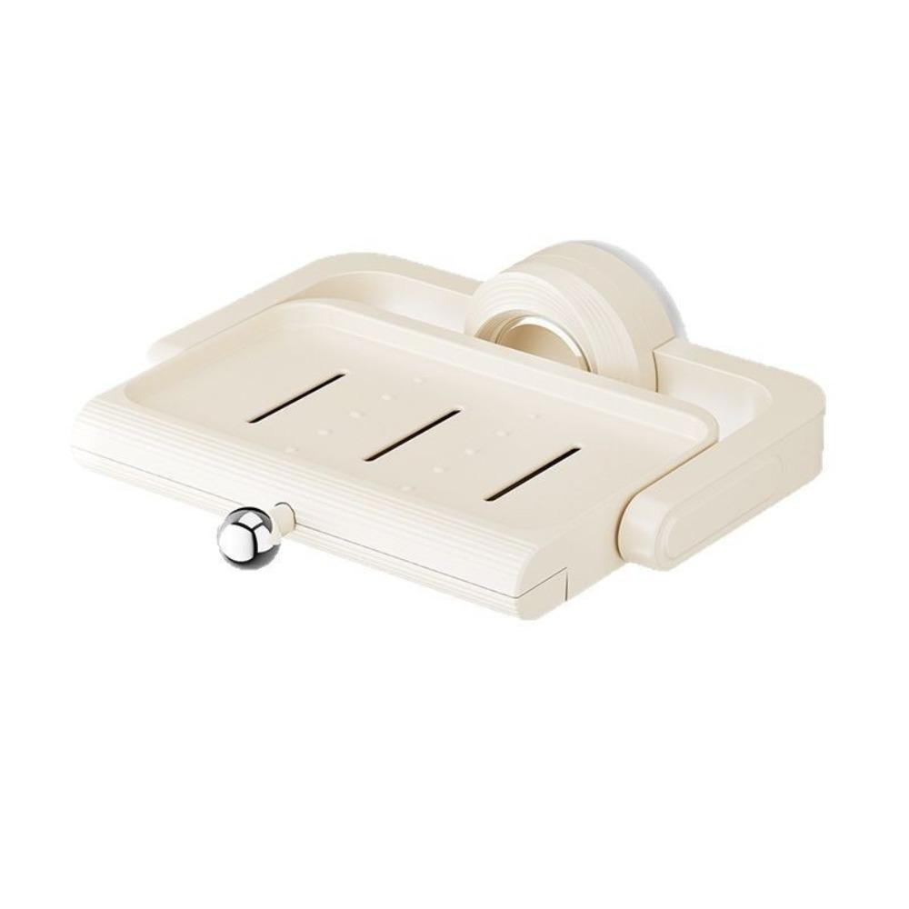 Настенная вращающаяся мыльница на присоске, неперфорированная полка для хранения мыла, туалет