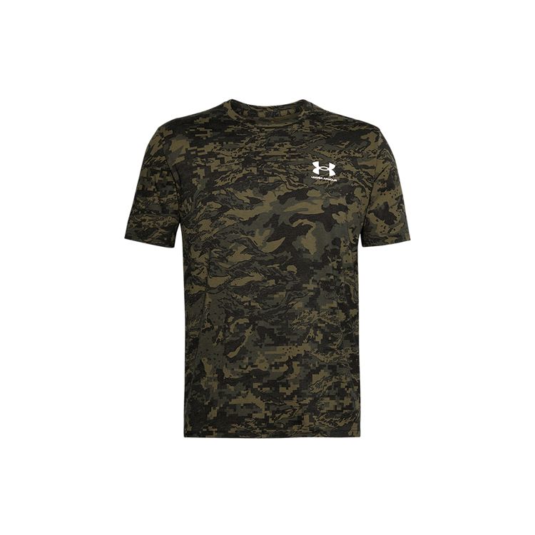 Under Armour Футболка Training Sports прямого кроя Мужские топы Черная 1357727-001