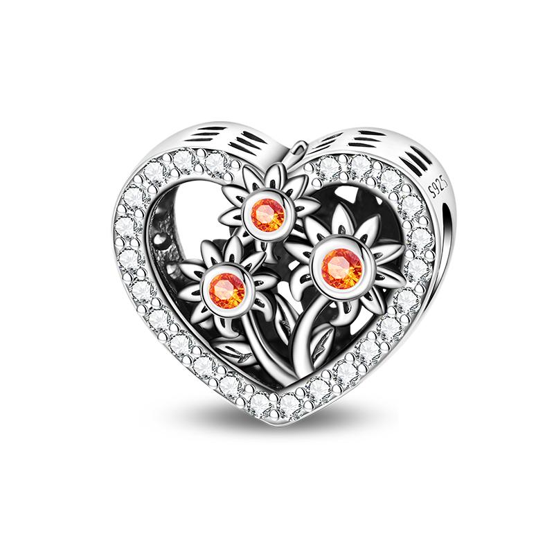 Весенний медный Цвет Сакура Бабочка Цветы Шарм Бусины Шармы Бусины Шармы Совместимы С 3мм Оригинальными Браслетами Тонкий Сделай Сам Ювелирные Изделия Рождение