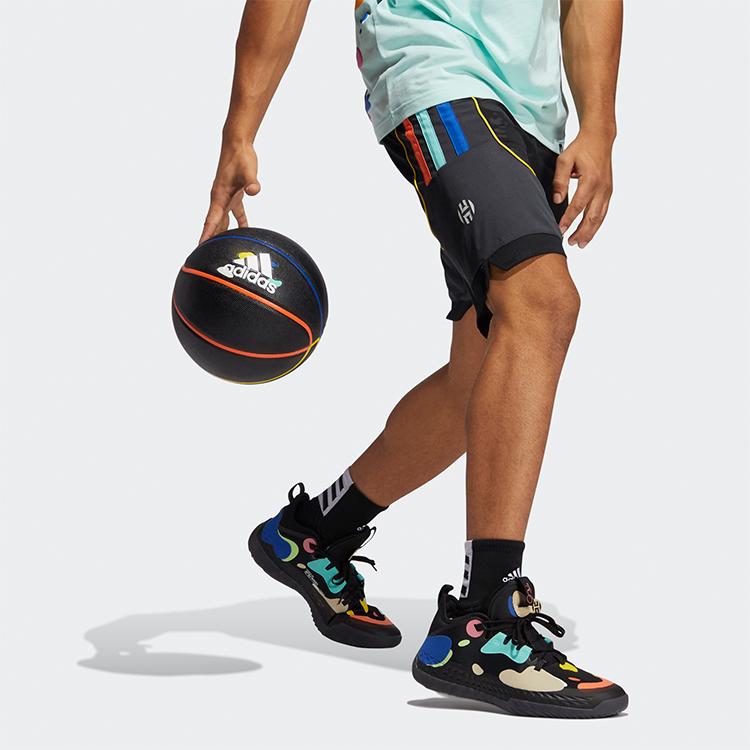 Adidas James Harden Print Fitness Training Basketball Shorts Men Bottoms Black GP9791