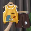 Children's Vest Set Boys' Shorts Summer Cotton New Baby Clothes Girls' Summer Clothes Summer Clothes Children's Clothes