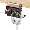 GAGUIUP Desk Side Rack, Cord & Cable Organizer, Small Item Storage, PC Stand, Tablet Storage, No Drilling Required, Space-Saving, Magnetic Pen