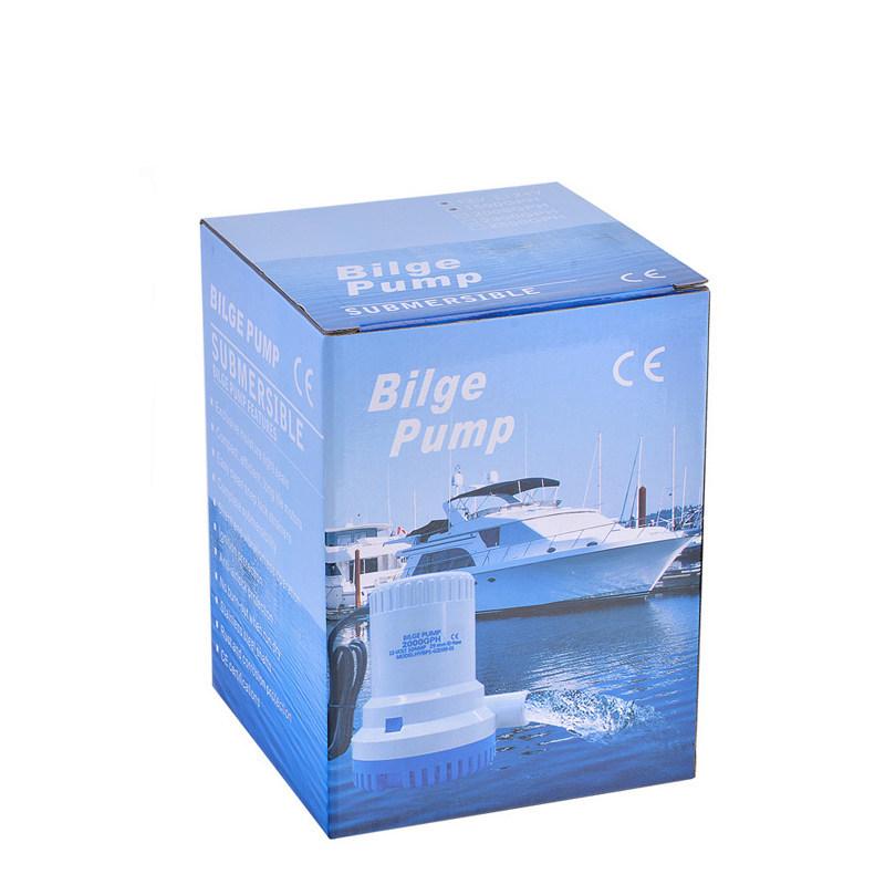 Electric Bilge Water Pump, Automatic, 2000 GPH, 12V/24V