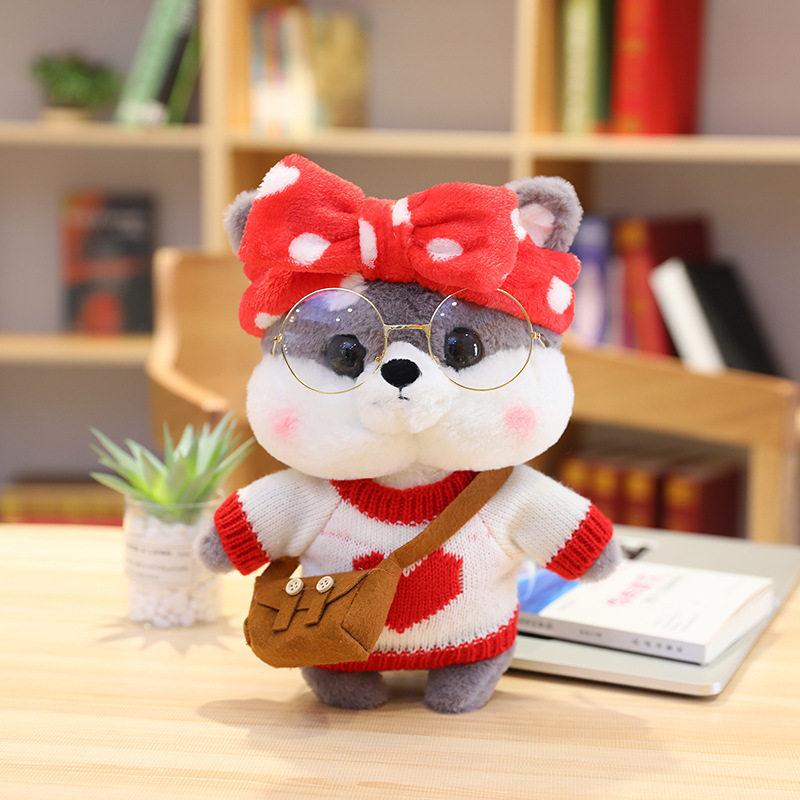 Куклы Ins Shiba Inu, милые тряпичные куклы, плюшевые игрушки, украшения для собак, подарок на день рождения для девочки