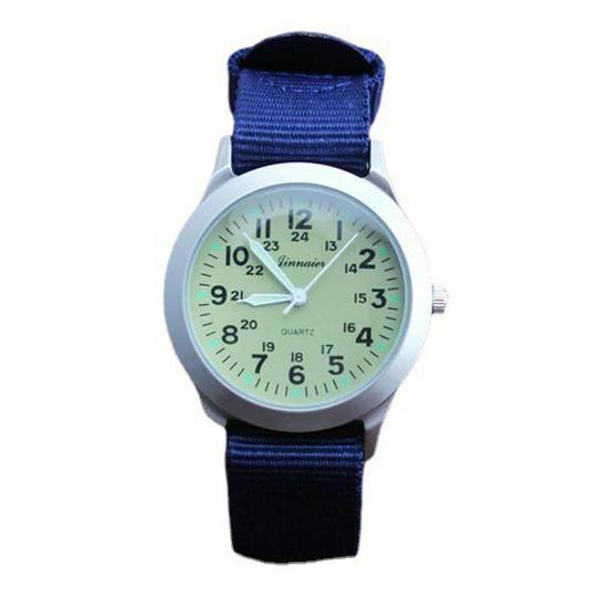 Unisex Casual Canvas Strap Watches with Pin Buckle Design