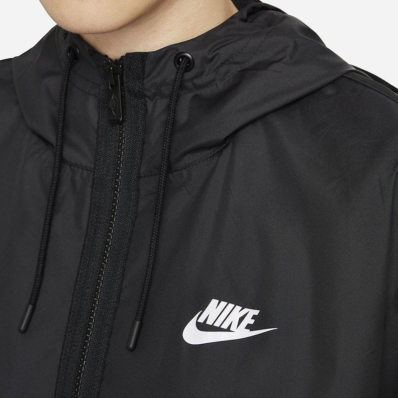 Nike Легкая дышащая повседневная спортивная куртка с тканым капюшоном, женские куртки черного цвета DD5853-010