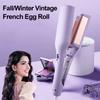 Плойка для завивки волос с 4 температурными режимами, регулируемая, для создания французских волн, быстро нагревающаяся, электрический гофре для волос, валик, щипцы для завивки волнистых волос для женщин