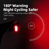 ROCKBROS Bike Smart Auto Brake Sensing Light LED Cycling Taillight Rear Light