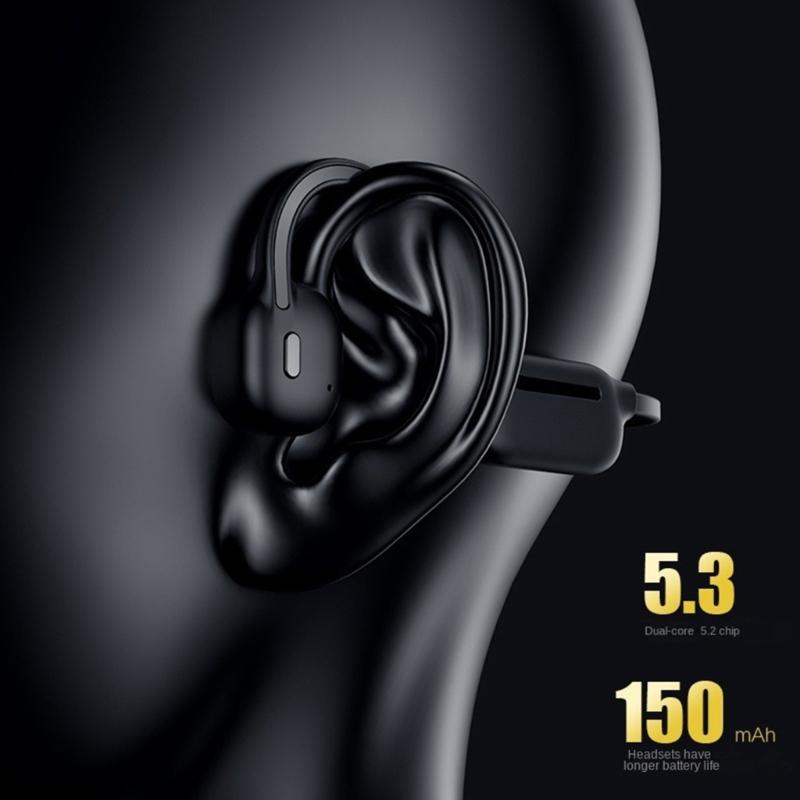 Беспроводные Bluetooth-наушники с костной проводимостью, открытого типа, для плавания, IPX8, водонепроницаемые, спортивные, с 10 часами работы