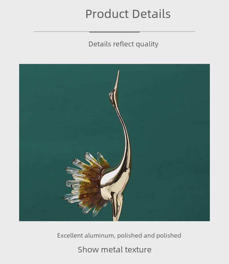 Роскошный прозрачный хрустальный кран набор металлических поделок - мягкая мебель в китайском стиле для гостиной, тумбы под телевизор и крыльца