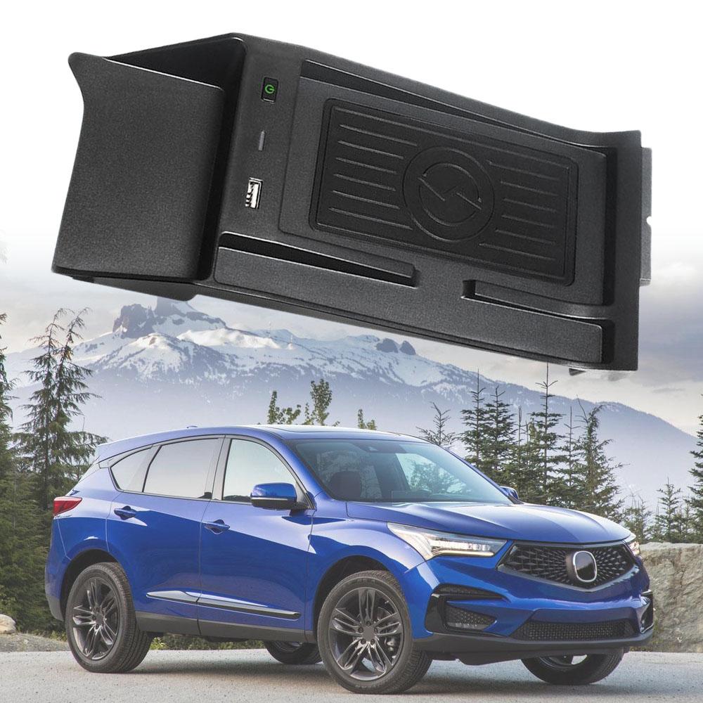 For Acura RDX 2019-2024 Interior Wireless Car Middle Console Phone Charger Pad 15W