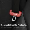 GYQJ3 Car Seat Belt Buckle Leather Protector Clip Anti-Scratch Cover For KIA Sportage Ceed Picanto Rio K5 K2 Sorento Stinger Soul
