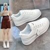 White Shoes for Women  Spring New Student Korean Style Ins Fashionable Shoes All-Match Platform Spring and Autumn Leisure Board Shoes G2-3