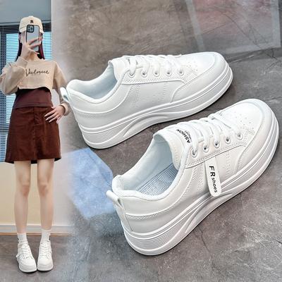 Белые женские туфли, весенние новые студенческие модные туфли в корейском стиле, универсальные туфли на платформе, весенне-осенние туфли для отдыха G2-3