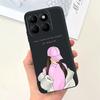 Space Man Dinosaur Back Bumper For Honor X8b Honor X9b Phone Case Matte Liquid Silicone HonorX8b X 8 b Soft Housing Funda Etui