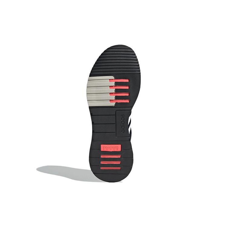 Adidas Neo Racer TR21 Удобная Ткань Нескользящие Прочные Низкие Кроссовки для Бега Мужские Кроссовки Серый Белый GX0653