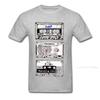 Мужская футболка K7 Punk Mix Tees Хип-хоп футболка Cassette 3D Tops Черная футболка 100% хлопок Модная уличная одежда Лето Оптовая продажа