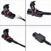 2 шт.inline-адаптеры питания с 3 контактами 10А 250В IEC320 C13 (розетка) с заземляющими контактами