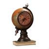 -Figure, Craft, Ornament, Table Clock, Sculpture for Desk, Centerpiece, Bookshelf