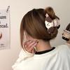 Cute Animal Doll Hair Clips Cartoon Hairpins Korean Plush Dog Hair Claws  for Girls