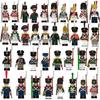 Napoleonic Wars Military Soldiers Building Blocks WW2 Mini Action Figures French British Fusilier Rifles Weapons Toys For Kids