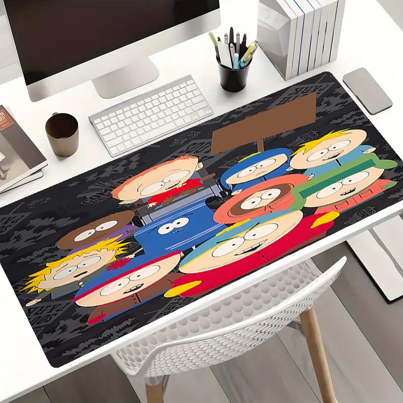 South Park Theme Mouse Pad, Non Slip Rubber Base, Multifunctional Office & Home Decor, Perfect for Workspace Personalization.