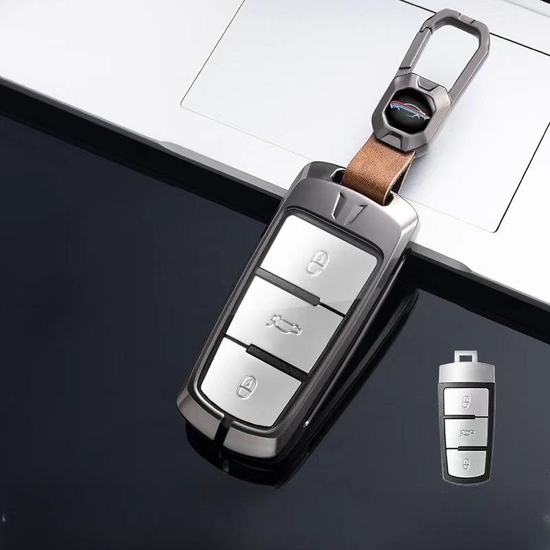 Металлический цинковый чехол для ключа автомобиля для Volkswagen VW CC Passat B6 B7 Passat 3C CC Maogotan R36 B5 B7L Защитник Автоаксессуары