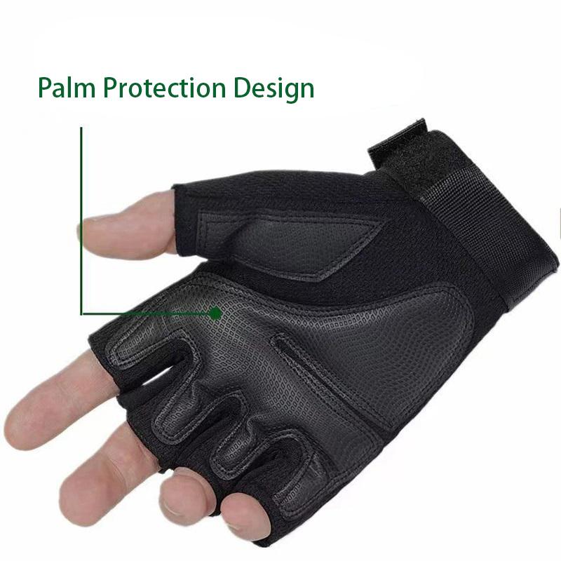 Тактические перчатки для фитнес-тренировок для мужчин, для упражнений в зале, для улицы, тактические дышащие сетчатые перчатки, для велоспорта, для силовых тренировок