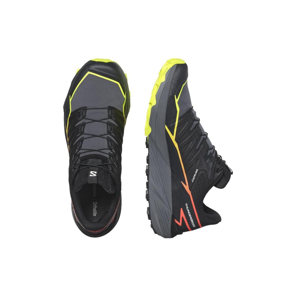 SALOMON Thundercross Comfortable Non-Slip Durable Low-Top Running Shoes Men Sneaker Black 472954