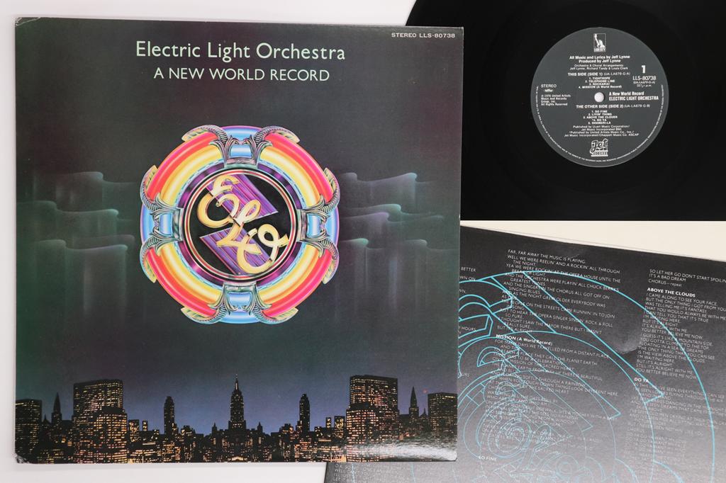 LP Пластинка ELECTRIC LIGHT ORCHESTRA - A New World Record LLS80738 JET 1976 Япония Рок Б/У