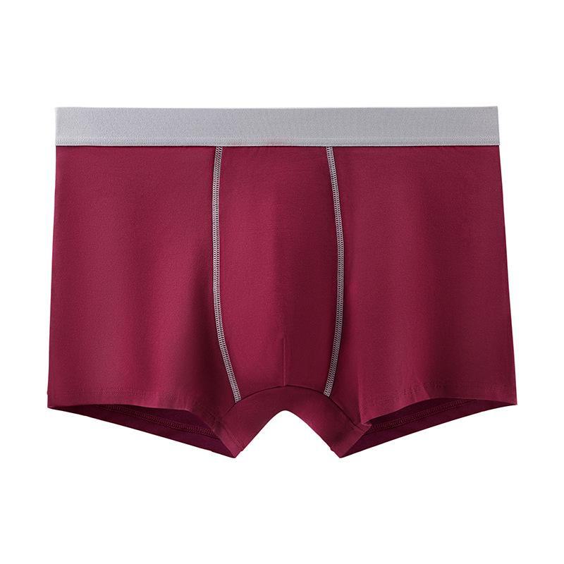 Мужские дышащие 3D хлопковые трусы-боксеры больших размеров - бесшовные, молодежный дизайн