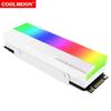 Радиатор-охладитель для M.2 2280 SSD, радиатор охлаждения M.2 SSD с термопрокладкой, 5V 3PIN ARGB, радиатор-охладитель для M.2 SSD с двойным интерфейсом