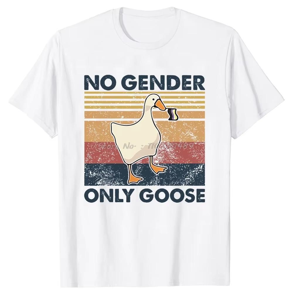 Забавные футболки унисекс с гусем в винтажном стиле, летний стиль, графическая уличная одежда, футболка с коротким рукавом, подарки на день рождения, мужская одежда