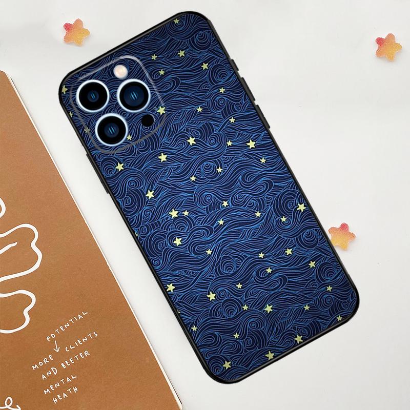 Stars Colourful Case For iPhone 11 12 13 14 15 16 Pro Max 15 16 Plus 13 12 Mini X XS XR Cover