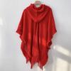 Crochet Top Knitted Hoodie Shawl Wrap Evening Capes Elegant Women Cloak  Travel