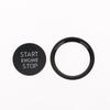 Aluminum Alloy Ignition Start Stop Button Cover Trim Ring Set Compatible with A6 A4 A7 Q5L Q7 A5