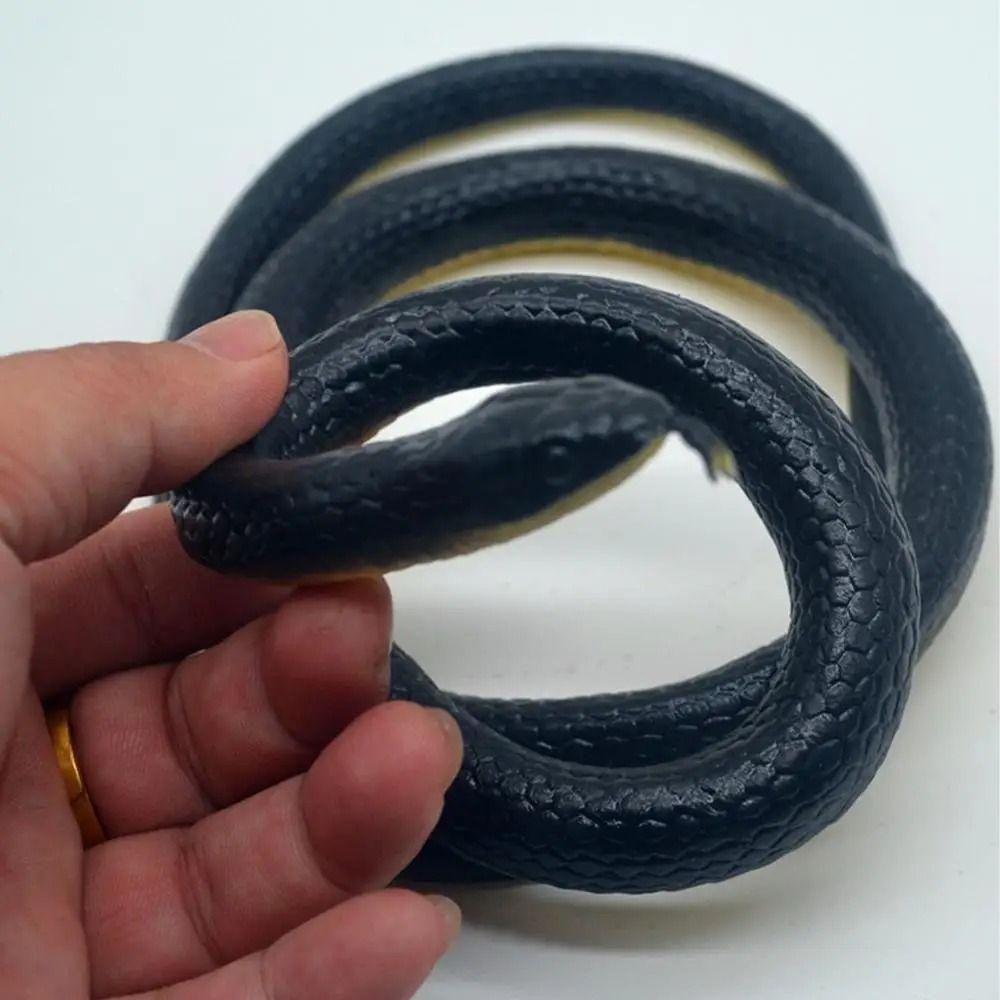 Realistic Snake Prank Simulation Snake Rubber Snake Toy Fashion Scary Tricky Toy Outdoor