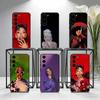 Чехол для телефона Cardi Singer B-B Rapper для Samsung Galaxy A73, A72, A71, A70, A53, A52, A51, Других Мягкий Черный Чехол