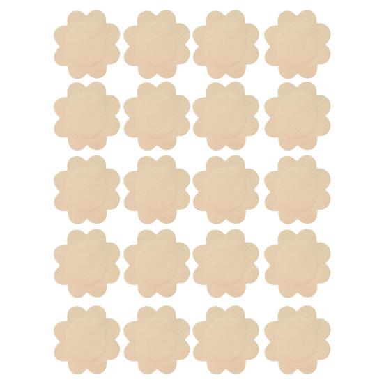 Nipple Cover Disposable Nipple Pasties Invisible Nipple Petals Cover Thin Satin Nipple Breast Stickers Self-Adhesive No Show Bra
