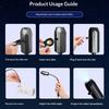 USB LED Проектор Светом 10 Узоров Регулируемая Луна Планета Галактика Проекционная Лампа Настенный Декор Звездное Небо Ночник Фестивальный Подарок