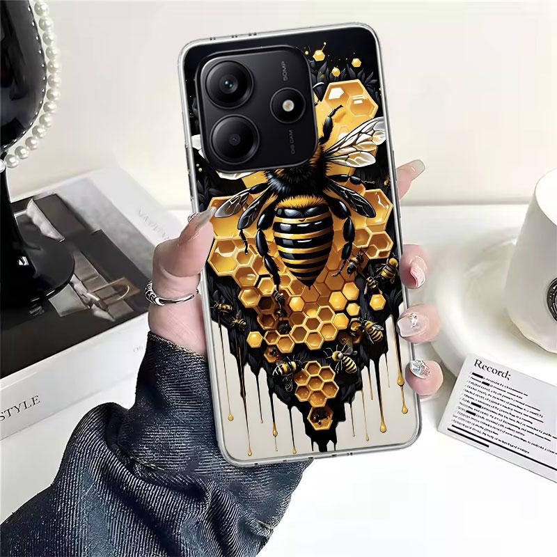 Bee Keeping Honey Animal Soft Phone Case For Xiaomi Redmi Note 15 14 14S 13 12 Pro Plus 12S 11 11S 11E 10 10S 11T 5G Fundas Coqu