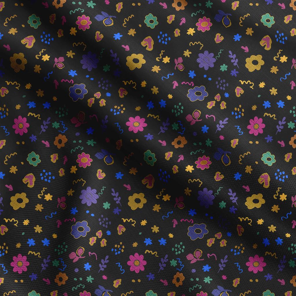 Soimoi Цветочный принт, хлопковый батист, ткань для квилтинга, продаваемая во дворе, хлопчатобумажная ткань средней плотности шириной 42 дюйма,