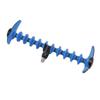 Fishing Rod Holder 8/3 Screw Interface TPR Rubber Wrapped Fishing Rod Rest Holder Blue Long