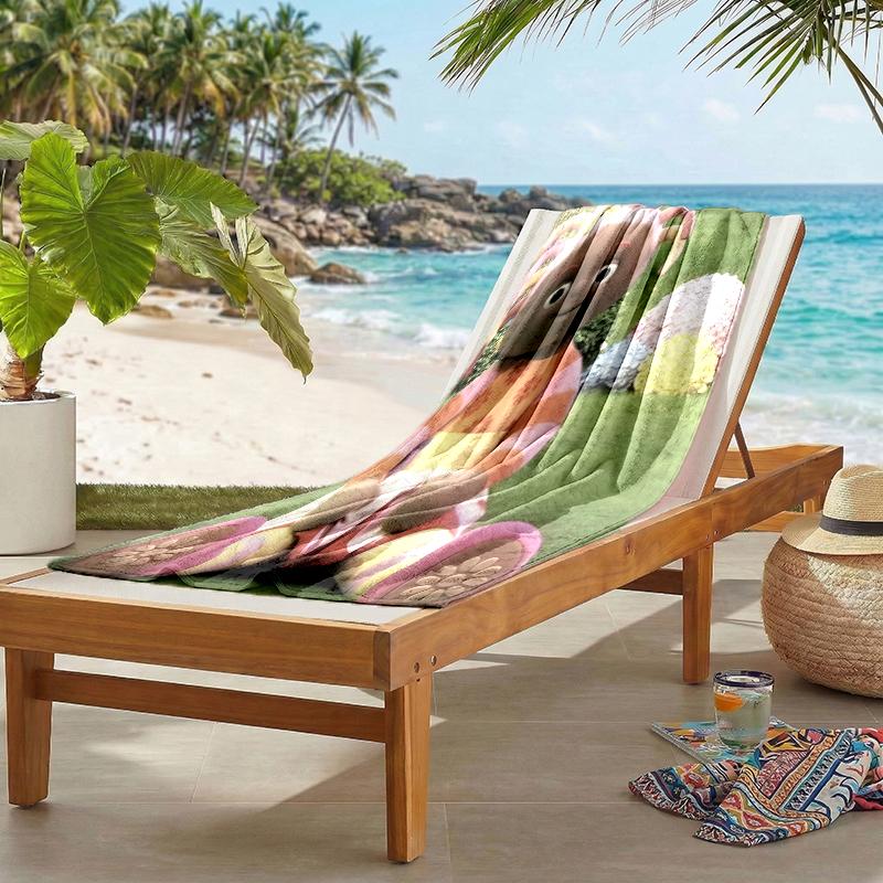 Night Garden Fashion Beach Towel: Ideal for Summer Adventures Soft, absorbent and quick drying suitable for swimming and bathing