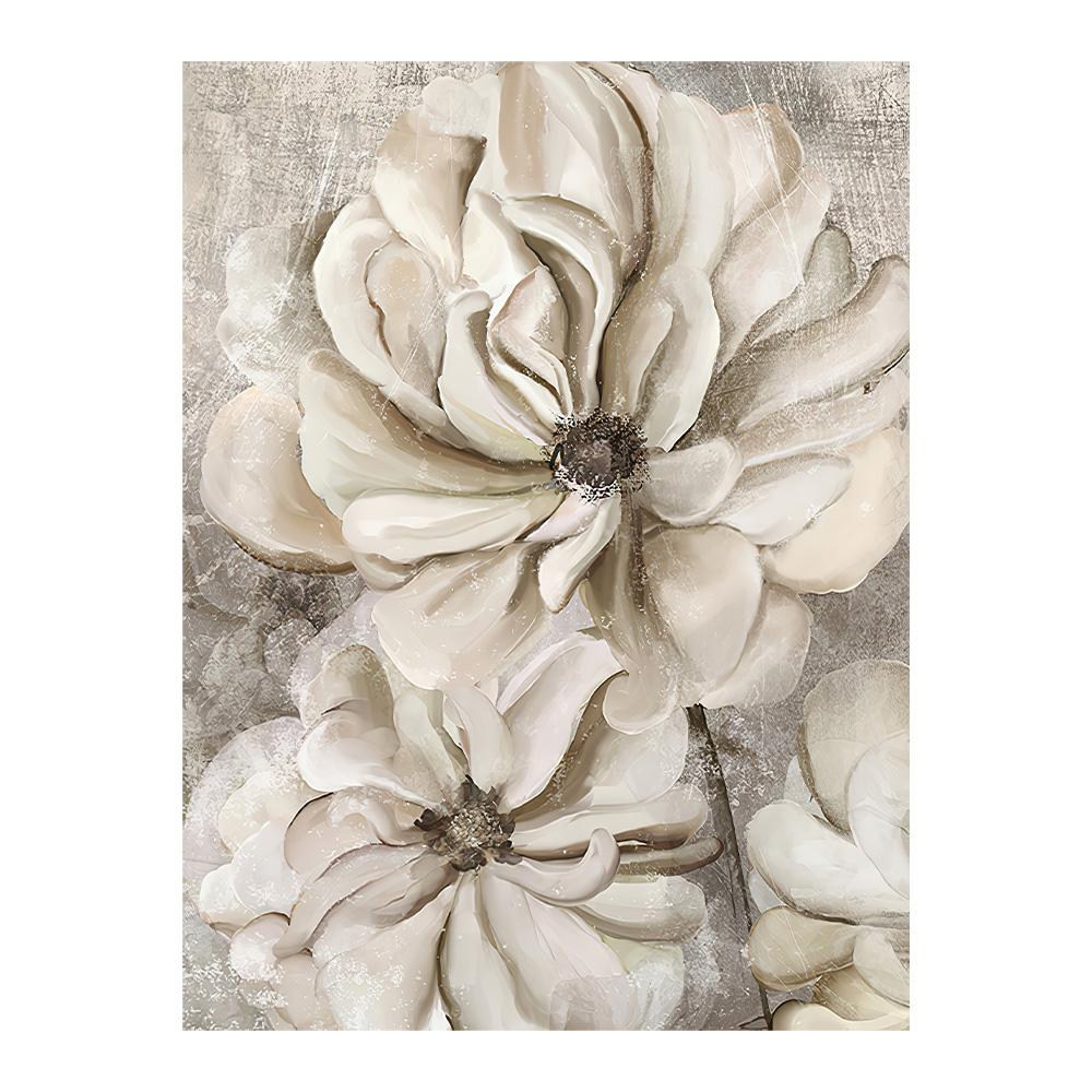 Scandinavian Modern Kapok White Flower Canvas Paintings Nordic Style Prints and Poster Wall Art Pictures for Living Room Home Decor No Frame