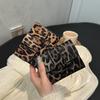 Фактурная маленькая сумка женская новая в стиле Spice Girl с леопардовым принтом маленькая квадратная сумка мини-клатч высококлассная сумка для мелочи