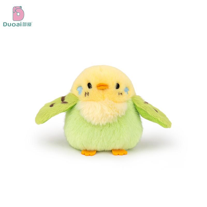 Soft Plush Bird Toy Kids Ages 7-14 Gray Sparrow Style Stuffed Animal 10-12cm Super Short Pile Filled With PP Cotton