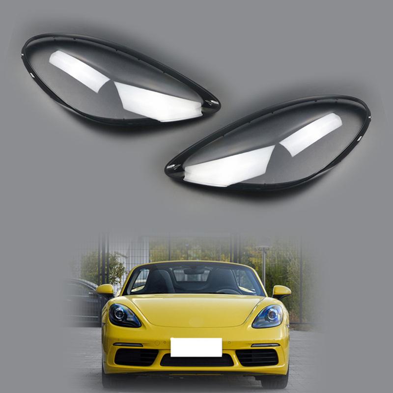 Для Porsche Boxster Cayman 718 982 2016 2017 2018 Автомобильная крышка корпуса фары Абажур